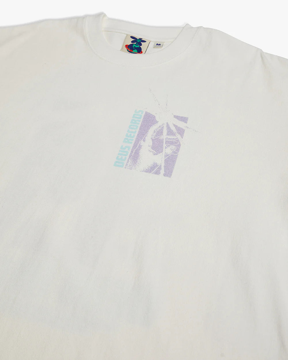 Deus-Ex-Machina-Time-And-Sound-T-Shirt-Vintage-White