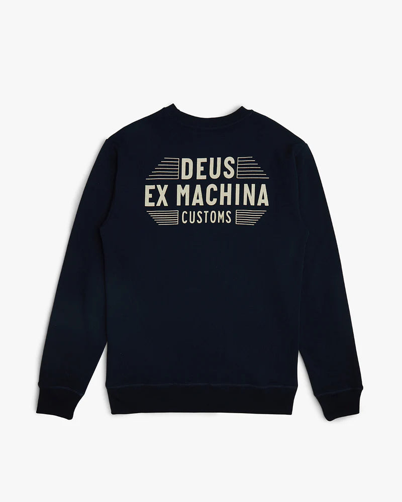 Deus-Ex-Machina-Fender-Crewneck-Sweatshirt-Navy