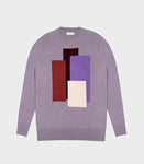 Leret-Cashmere-Crewneck-Sweater-No.-40-Purple-Squares