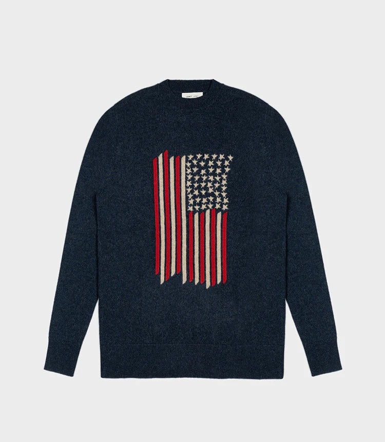 Leret-Cashmere-Crewneck-Sweater-No-48.-Navy-Flag