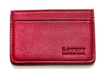 Lotuff Leather Credit Card Wallet Red