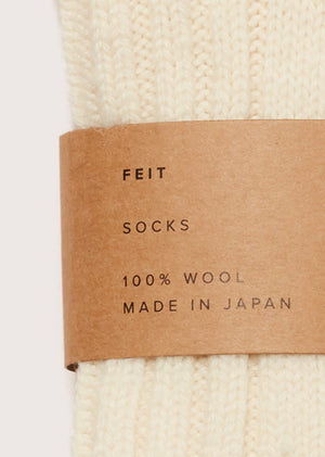 Feit-Wool-Socks-(Pack-of-3)-Natural